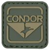 Remendo Emblema Condor PVC - Verde/Castanho 1