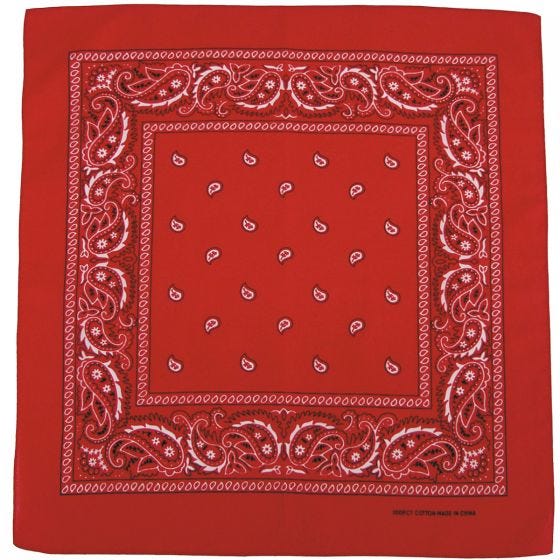 Bandana MFH Algodão - Vermelho