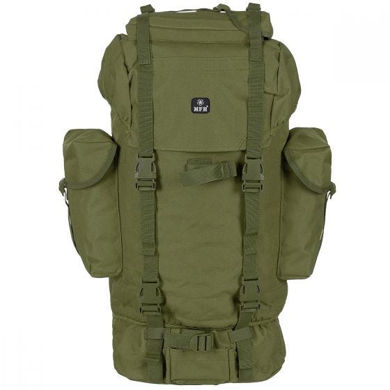 Mochila MFH 65 L Exército Alemão - Verde-Azeitona