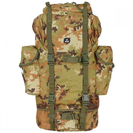 Mochila MFH 65 L Exército Alemão - Vegetato Woodland