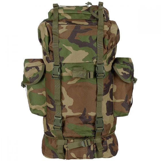 Mochila MFH 65 L Exército Alemão - Woodland