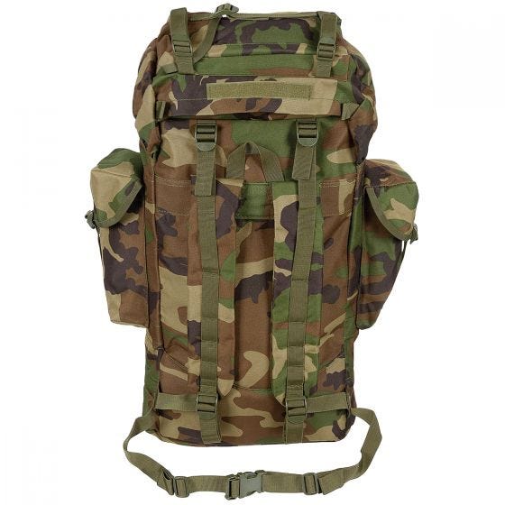 Mochila MFH 65 L Exército Alemão - Woodland