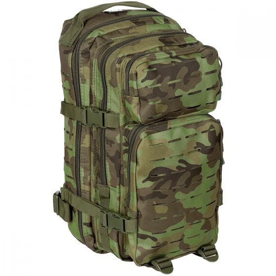 Mochila MFH Assault I Laser - Czech Woodland