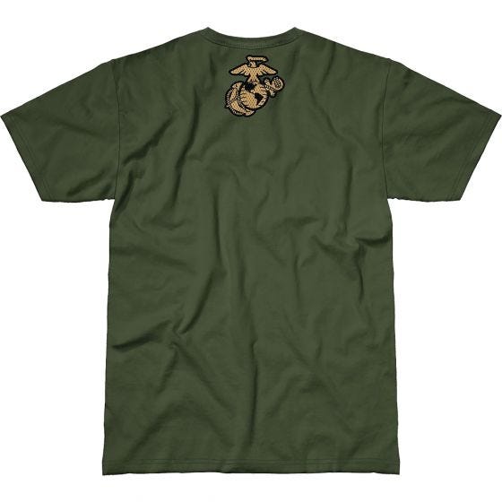 T-Shirt 7.62 Design USMC Warriors Military Green
