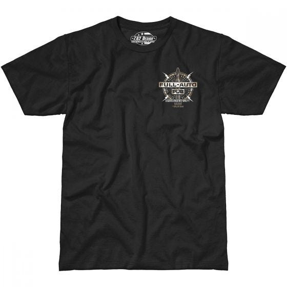 T-Shirt 7.62 Design Full-Auto Pub Preto