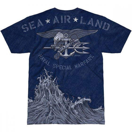 T-Shirt 7.62 Design USN Seals Naval Special Warfare Navy Blue