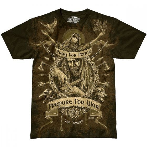 T-Shirt 7.62 Design Prepare For War Preto