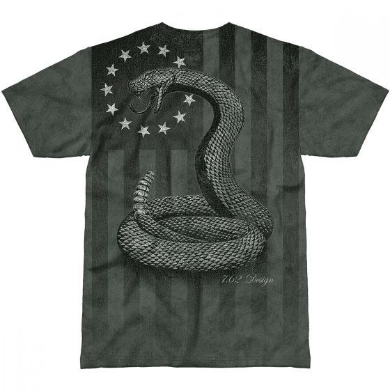 T-Shirt 7.62 Design Liberty or Death Carvão