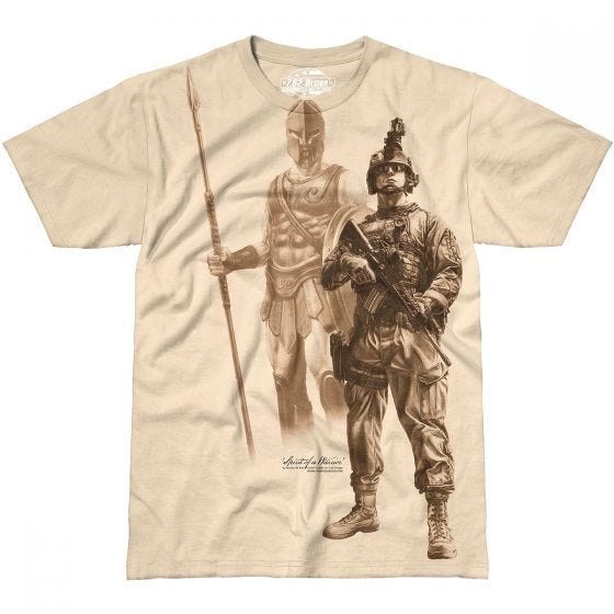 T-Shirt 7.62 Design Spirit of a Warrior Sand