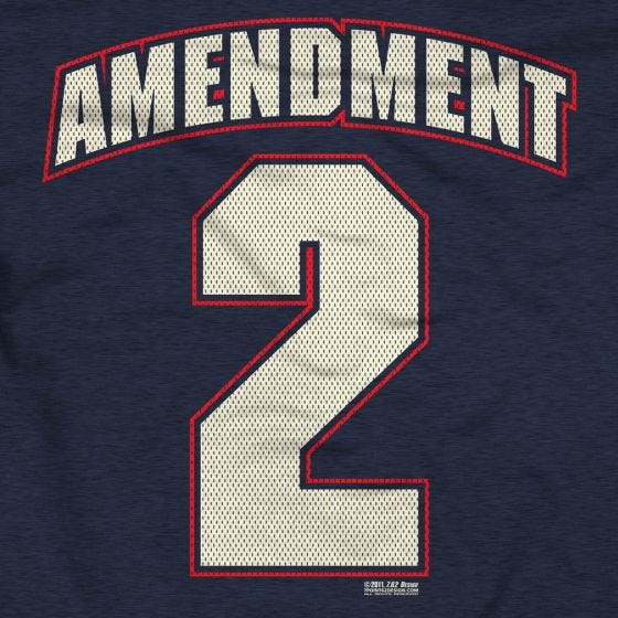 Camisola com Capuz 7.62 Design 2nd Amendment Freedom Navy Heather