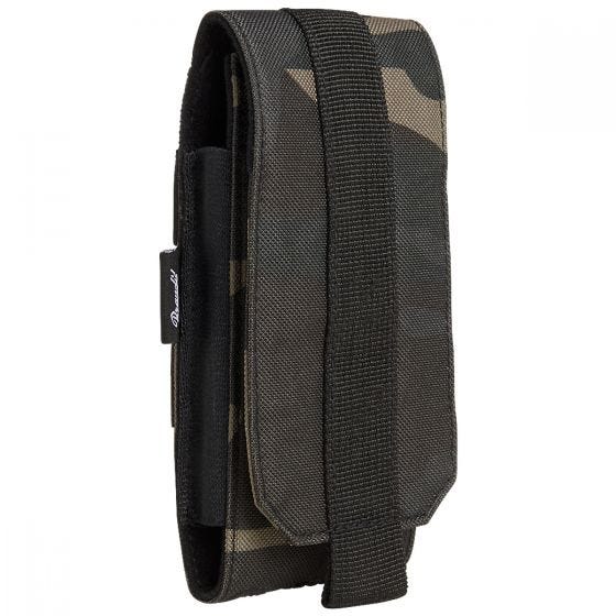 Bolsa para Telefone Grande Brandit MOLLE - Dark Camo