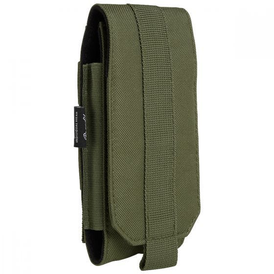 Bolsa para Telefone Grande Brandit MOLLE - Verde-Azeitona