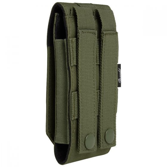 Bolsa para Telefone Grande Brandit MOLLE - Verde-Azeitona