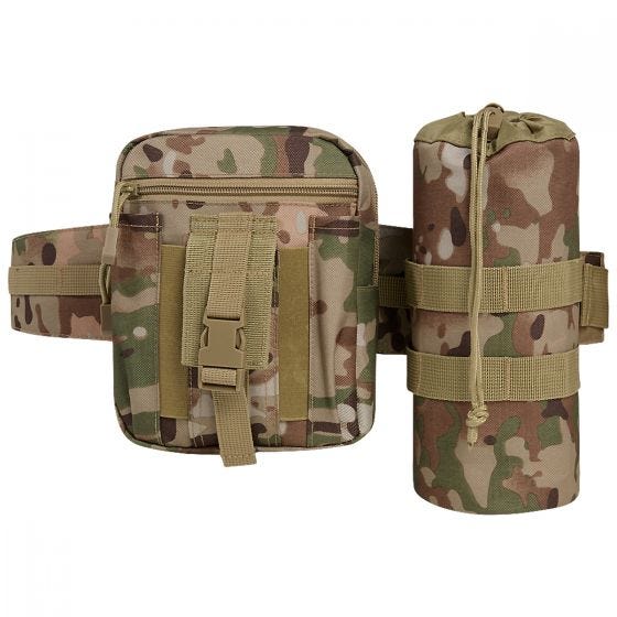 Cinto com Saco Brandit Allround - Tactical Camo