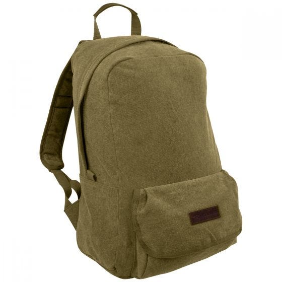 Mochila Highlander Stirling Canvas 30 L - Verde-Azeitona