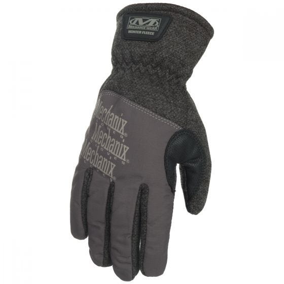 Mechanix Wear Winter Fleece Gloves Grey/Black