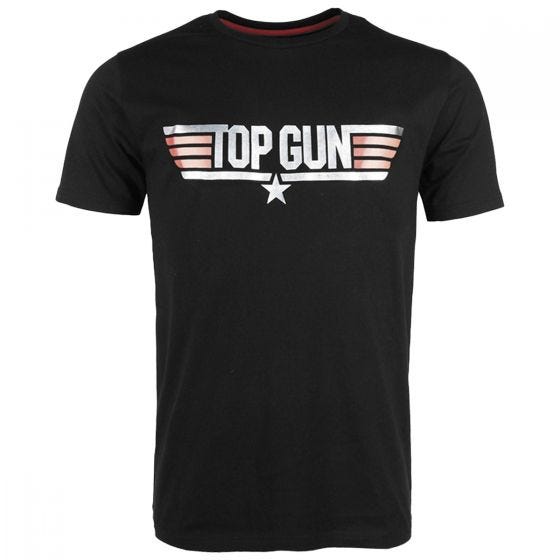 Mil-Tec T-Shirt Top Gun Black