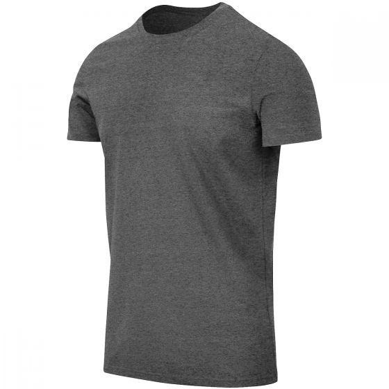 T-Shirt Helikon Slim - Melange Black-Grey