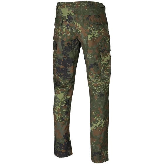 Teesar Calças US BDU Ripstop SlimFit Flecktarn