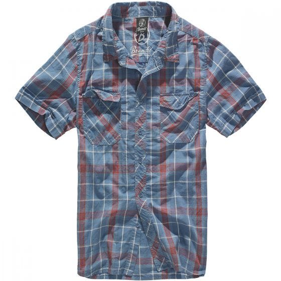 Camisa Brandit Roadstar - Vermelho/Azul