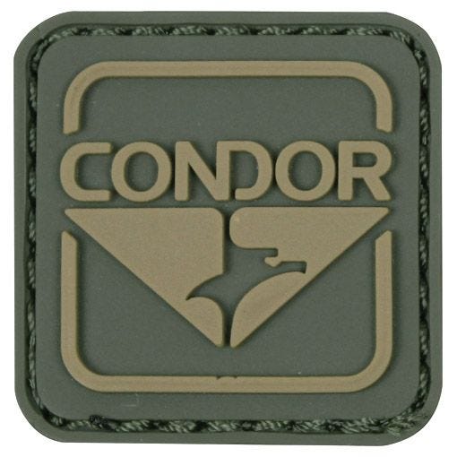 Remendo Emblema Condor PVC - Verde/Castanho