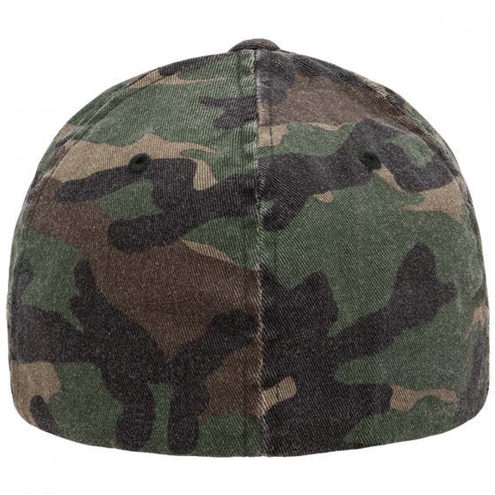 Boné Flexfit Garment Washed Camo - Lavagem Woodland