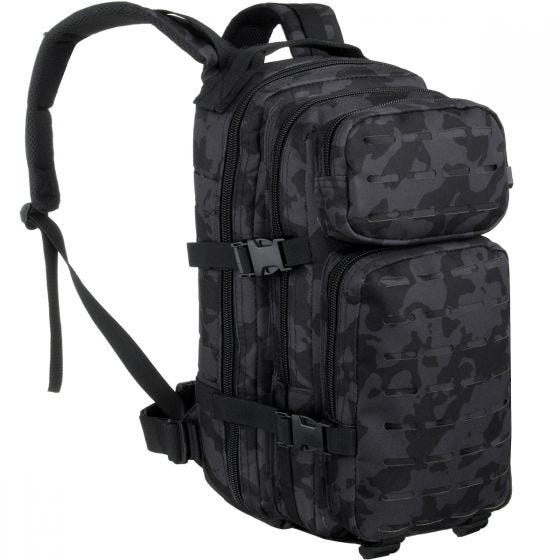 Mochila MFH Assault I Laser - Night Camo