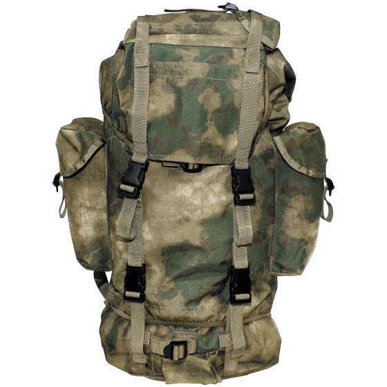 Mochila MFH 65 L Exército Alemão - HDT Camo FG