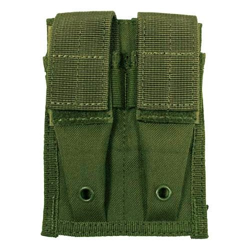 Bolsa para Carregadores Dupla Pequena MFH MOLLE 9 mm - Verde-Azeitona