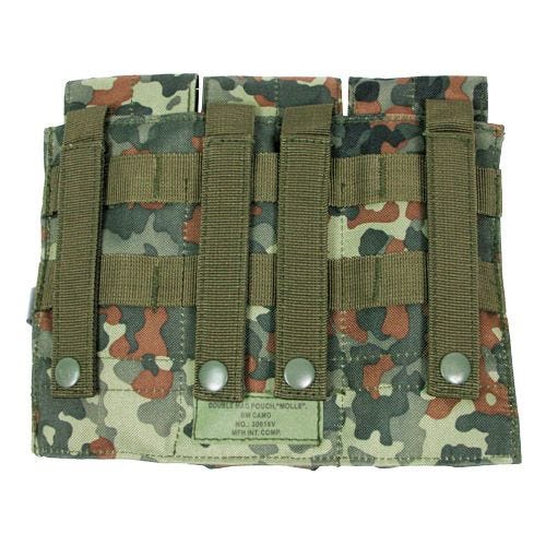 Bolsa para Carregadores Tripla MFH M4/M16 MOLLE - Flecktarn