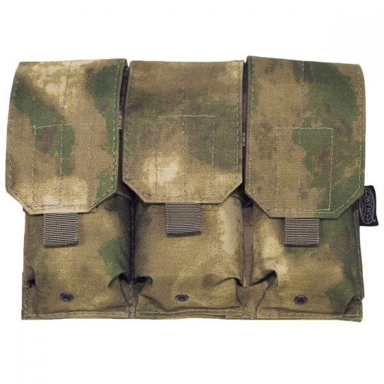 Bolsa para Carregadores Tripla MFH M4/M16 MOLLE - HDT Camo FG