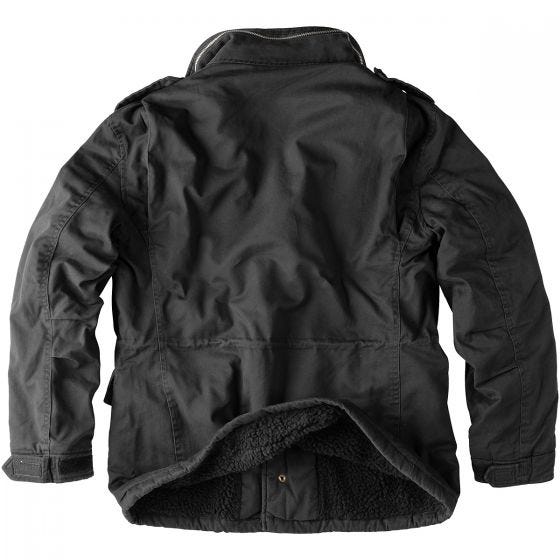 Casaco de Inverno Surplus Paratrooper - Preto Lavado