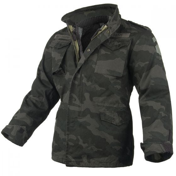 Casaco Surplus M65 Regiment - Black Camo