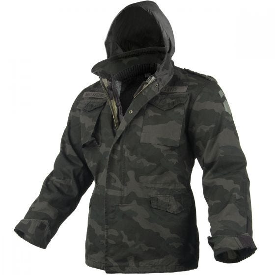 Casaco Surplus M65 Regiment - Black Camo