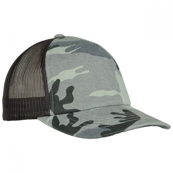 Boné YP Trucker Camo - Dark Camo/Preto