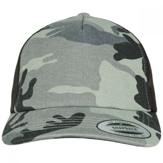 Boné YP Trucker Camo - Dark Camo/Preto