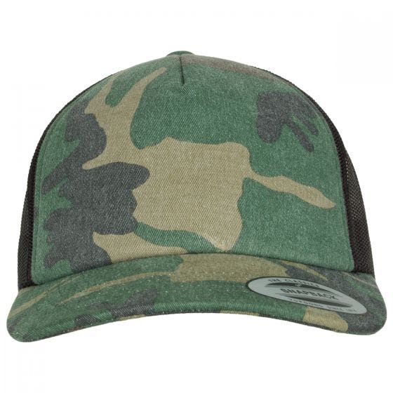 Boné YP Trucker Camo - Woodland/Preto