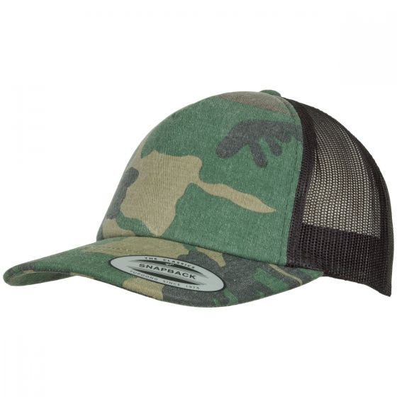 Boné YP Trucker Camo - Woodland/Preto