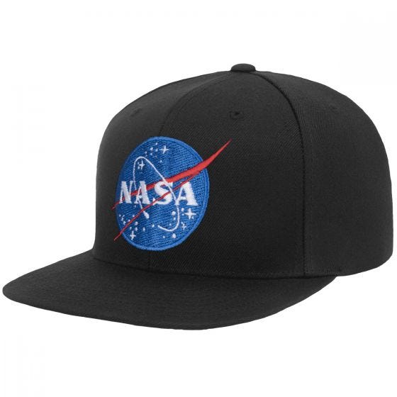 Boné com Regulador de Plástico YP NASA - Preto