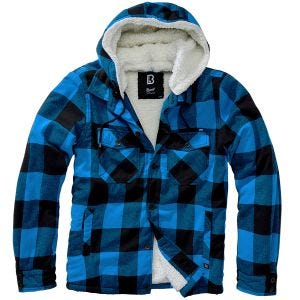 Casaco Brandit Lumber Hooded - Preto/Azul