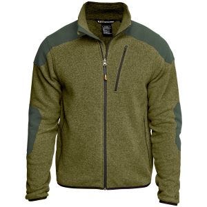 Sweater com Fecho Integral 5.11 Tática Field Green