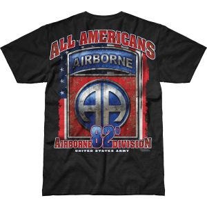T-Shirt 7.62 Design Army 82nd Airborne All Americans Battlespace Preto