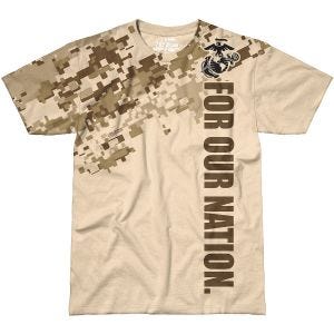 T-Shirt 7.62 Design USMC For Our Nation Sand