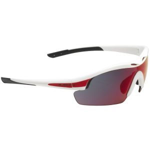 Swiss Eye Sunglasses Novena Frame White Matt/Red