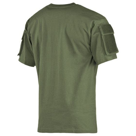 Camisa de manga curta MFH US Com bolsos nas mangas - OD Green