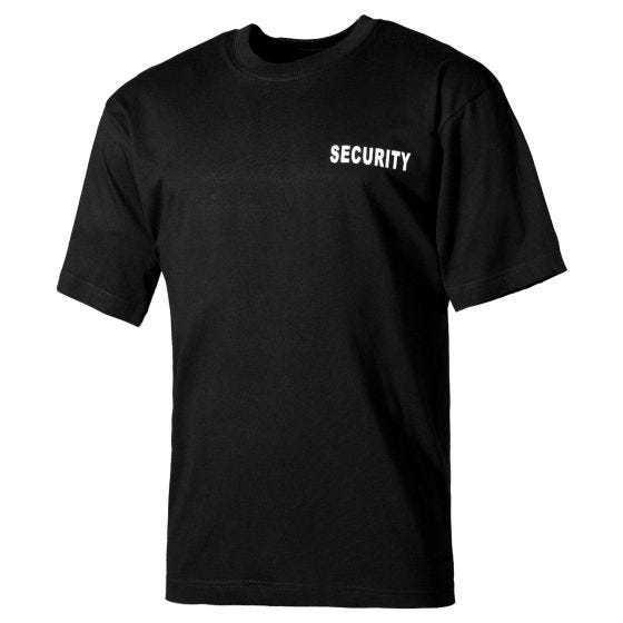 T-Shirt MFH Security - Preto