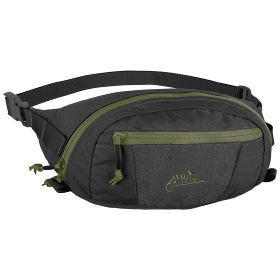 Pochete Helikon Bandicoot - Preto/Verde Azeitona