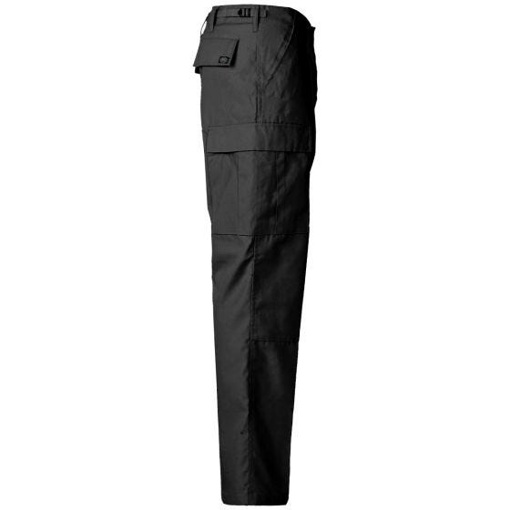 Calças de combate MFH US BDU Reinforced - Preto