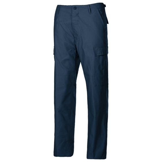 Calças de combate MFH US BDU Reinforced - Azul
