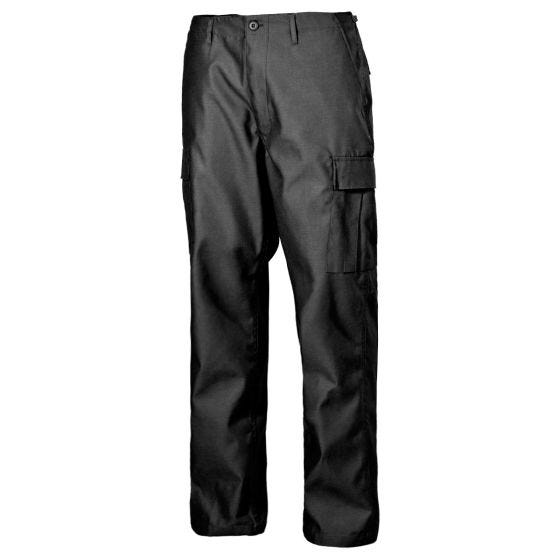 Calças de combate MFH US BDU - Preto